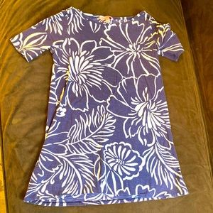 Lilly Pulitzer Blue and White Girls Dress